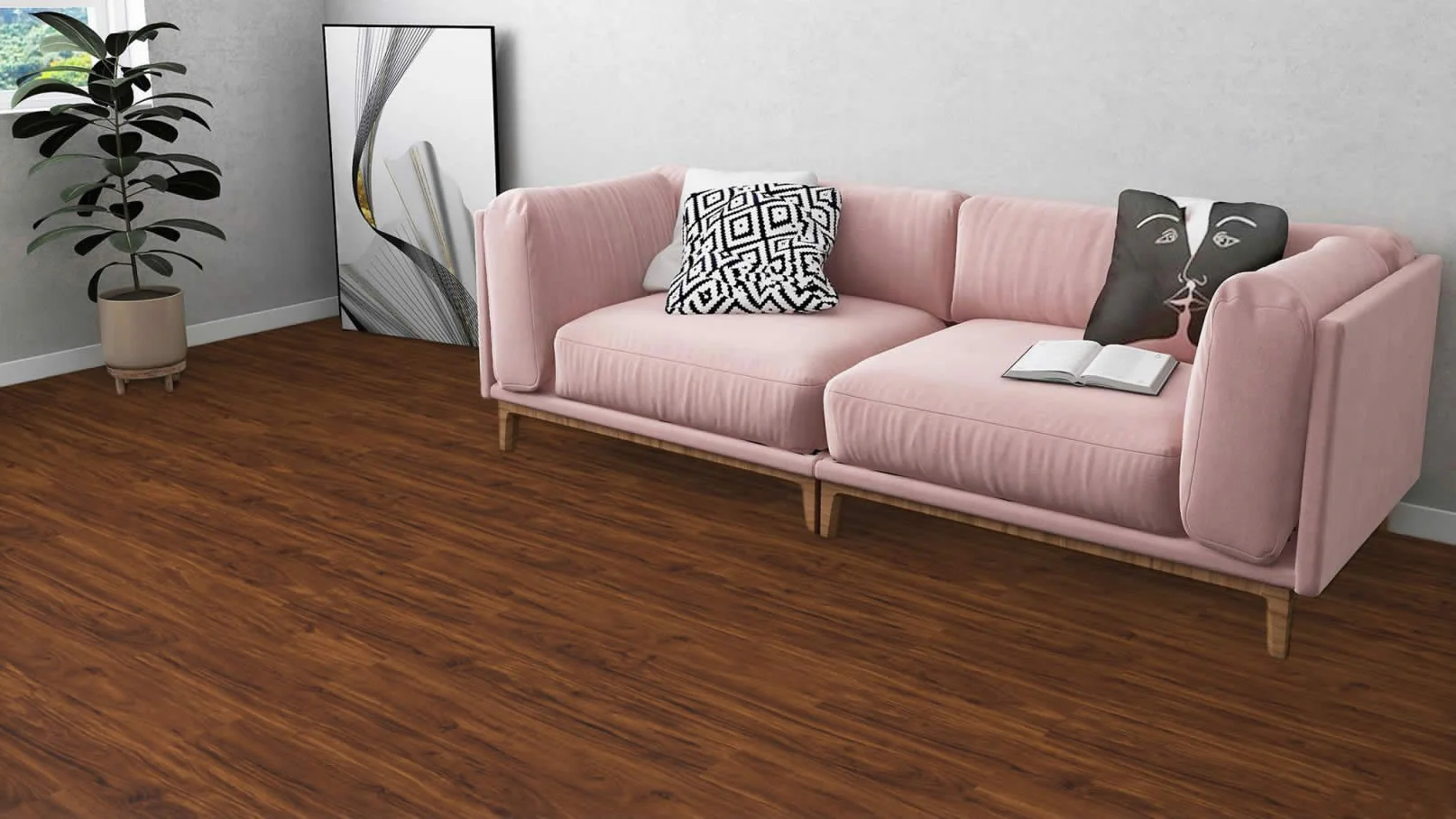 Redwood Forest Luxury Vinyl Plank Flooring - Image 2